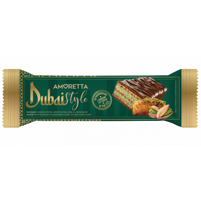 Wafel dubai pistacja mleczny 40g Mieszko