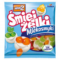 nimm2 Śmiejżelki Mlekosmyki Żelki owocowe wzbogacone witaminami 90 g
