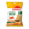 SONKO Chipsy z ciecierzycy o smaku słodkiego chili 60g