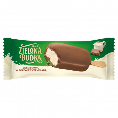 Zielona Budka Lody ze śmietanką w polewie z czekoladą 90 ml
