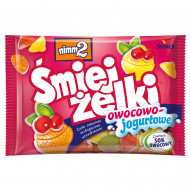 nimm2 Śmiejżelki Żelki owocowe wzbogacone witaminami owocowo-jogurtowe 100 g