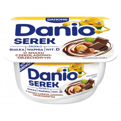 Danio Serek o smaku czekoladowo-orzechowym 130 g 