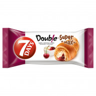 7Days Double Super Max rogalik z nadzieniem o smaku waniliowo-wiśniowym - 110 g