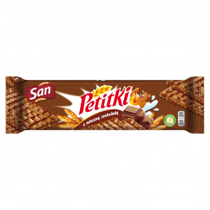San Petitki Herbatniki Z Mleczną Czekoladą 138 G