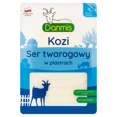 Danmis Kozi ser twarogowy w plastrach 100 g