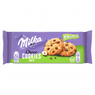 Milka Pieguski Choco Cookies Nut Ciasteczka Z Kawałkami Czekolady Mlecznej I Orzechami 135 G
