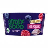 Oddlygood Dreamy Berries Fermentowany deser owsiany z malinami i jagodami 130 g