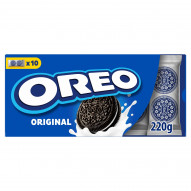 Oreo Original Ciastka kakaowe z nadzieniem o smaku waniliowym 220 g