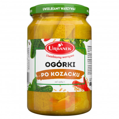 Urbanek Ogórki po kozacku 680 g