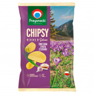 Przysnacki Chipsy śmietana z nutą czosnku 130 g