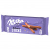 Milka Choco Sticks Ciastka oblane czekoladą mleczną 112 g