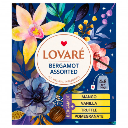Lovaré Zestaw herbata czarna bergamot 64 g (32 x 2 g)