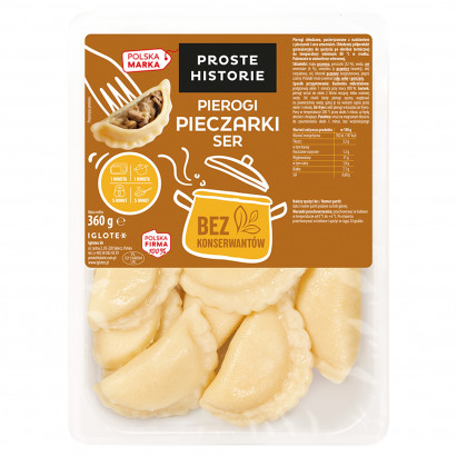 Proste Historie Pierogi pieczarki ser 360 g