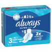 Always Podpaski Ultra Super Extra (rozmiar 3) Podpaski ze skrzydełkami, x 7]