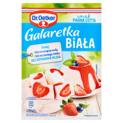 Dr. Oetker Galaretka biała smak panna cotta 70 g