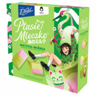 E. Wedel Ptasie mleczko matcha-wiśnia w białej czekoladzie z matchą 340 g