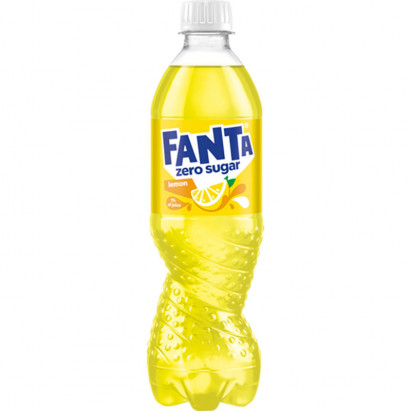 Fanta Zero Sugar Napój gazowany o smaku cytrynowym 500 ml