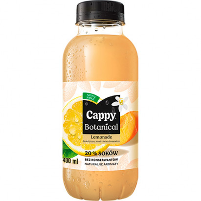 Cappy Botanical Napój niegazowany smak cytryny moreli i kwiatu pomarańczy 400 ml