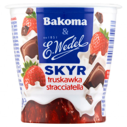 Bakoma & E. Wedel Skyr truskawka stracciatella 150 g