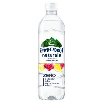 Żywiec Zdrój Naturals Napój niegazowany z delikatną nutą maliny i cytryny 500 ml