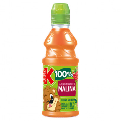 Kubuś 100 % sok jabłko marchew malina 300 ml