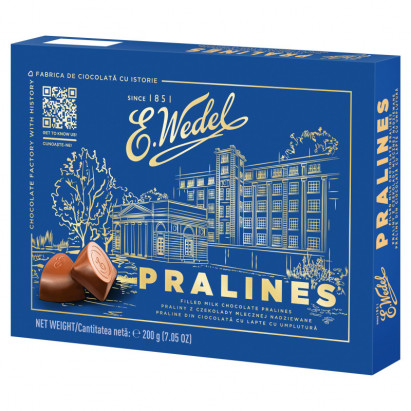 E. Wedel Praliny z czekolady mlecznej nadziewane 200 g