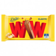 E. Wedel WW Wafelki mleczna czekolada & krem orzechowy 45 g