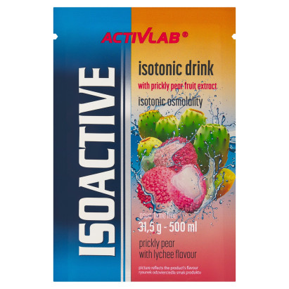 Activlab Isoactive Koncentrat napoju izotonicznego o smaku opuncji figowej z liczi 31,5 g