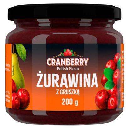 Cranberry Polish Farm Żurawina z gruszką 200 g