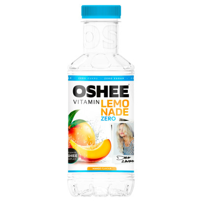 Oshee Vitamin Lemonade Zero Napój niegazowany o smaku mango 555 ml