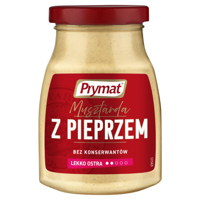 Prymat Musztarda z pieprzem 185 g