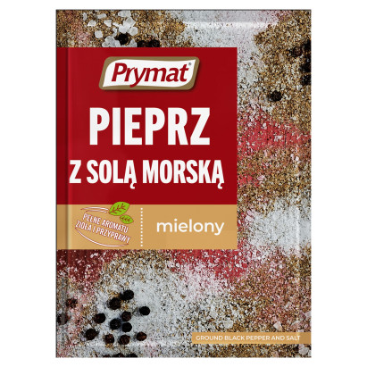 Prymat Pieprz z solą morską mielony 20 g