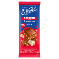 E. Wedel Czekolada mleczna & solona kukurydza i chrupki 150 g