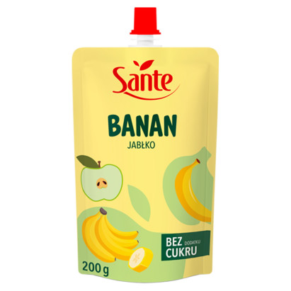 Sante Mus banan jabłko 200 g