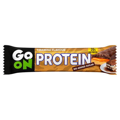 Sante Go On Protein Baton o smaku ciasta tiramisu oblany mleczną czekoladą 45 g