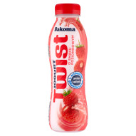 Bakoma Twist Jogurt o smaku poziomkowym 370 g