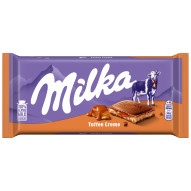 Milka Czekolada mleczna z nadzieniem toffi 100 g
