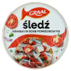 Graal Kawałki śledzia w sosie pomidorowym 300 g