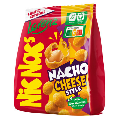 NicNacʹs Nacho Cheese Style Orzeszki ziemne w chrupiącej panierce 110 g