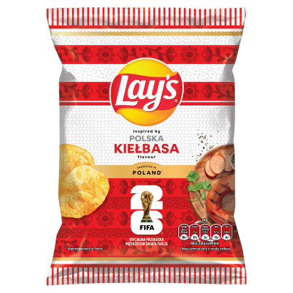 Lay's Chipsy ziemniaczane o smaku kiełbasy 40 g