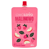 Owolovo Malinowo Mus jabłkowo-malinowy 200 g