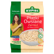 Kupiec Płatki owsiane zwykłe 400 g