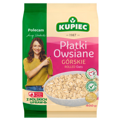 Kupiec Płatki owsiane górskie 400 g