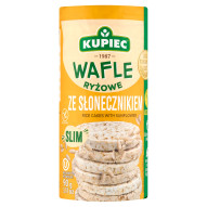 Kupiec Slim Wafle ryżowe ze słonecznikiem 90 g
