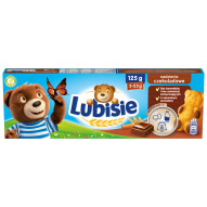 Lubisie miękkie ciastko biszkoptowe z nadzieniem czekoladowym - 125 g