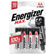 Energizer Max AA-LR6 1,5 V Baterie alkaliczne 4 sztuki