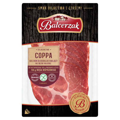 Balcerzak Coppa Baleron długodojrzewający na wzór włoski 80 g
