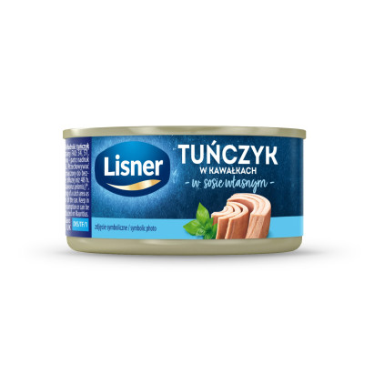 Lisner Tuńczyk w kawałkach w sosie własnym 170 g