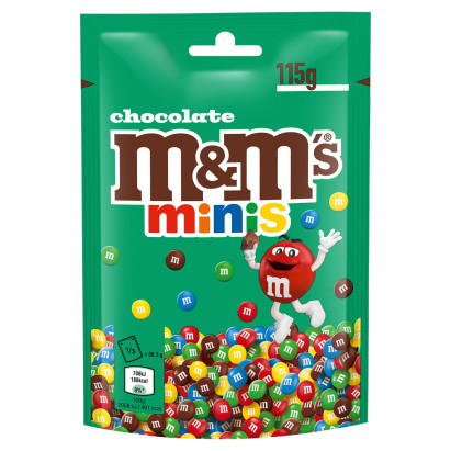 M&M's Chocolate Minis Czekolada mleczna w kolorowych skorupkach 115 g