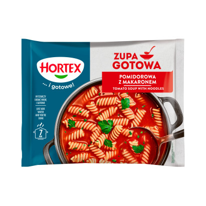 Hortex Zupa gotowa pomidorowa z makaronem 350 g